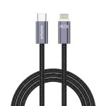 کابل شارژ سریع و انتقال داده از پورت Type-C به لایتنینگ 27 وات PD amaya