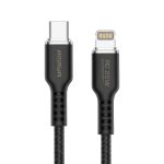 کابل شارژ سریع و انتقال داده از USB Type-C به Lightning با توان 25 وات amaya